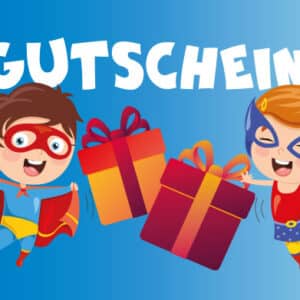 Gutscheinkarte Motiv Held und Heldin_86x54mm