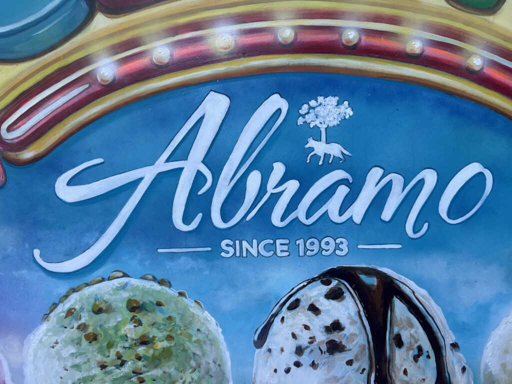 GELATI Eiswagen von Abramo vor dem ERTL