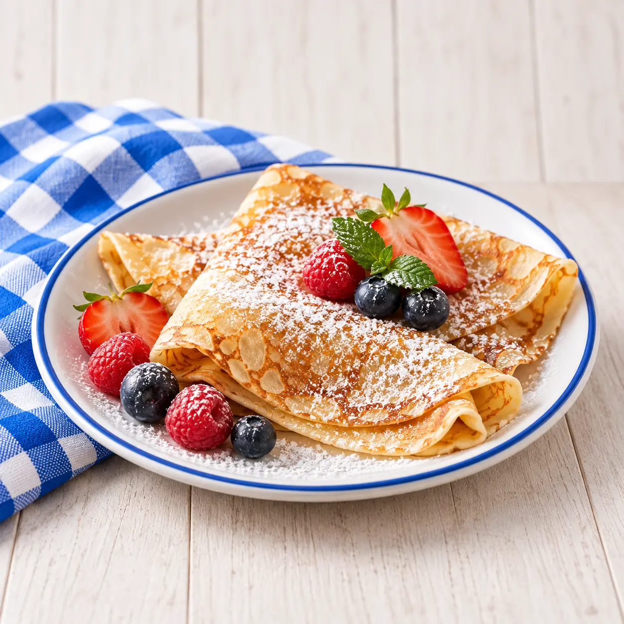 Frisch zubereitete glutenfreie Crêpes vom Café JUNO