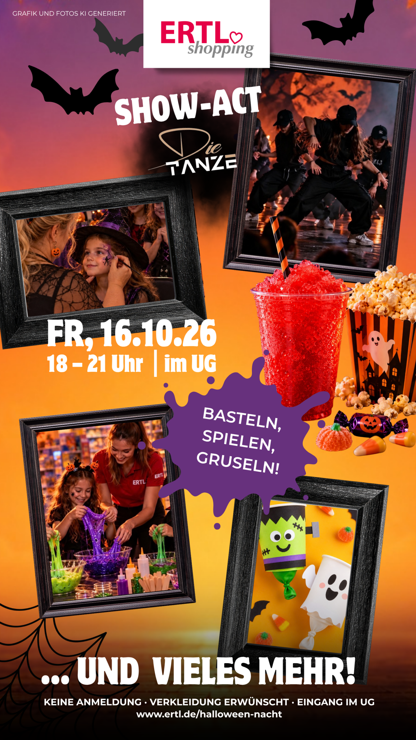 Halloween Aktionen im ERTL-Zentrum