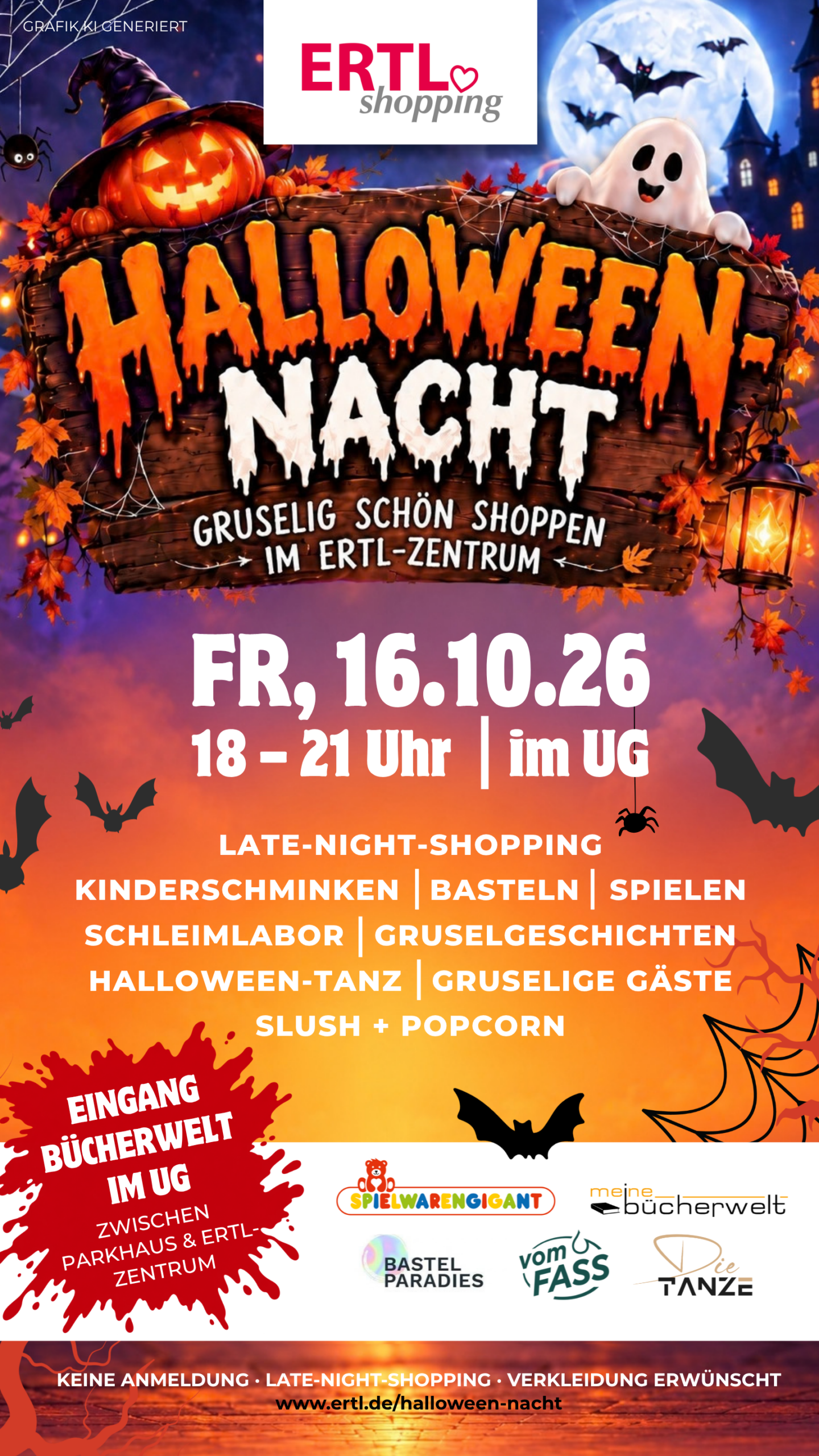 Halloween-Nacht im ERTL-Zentrum