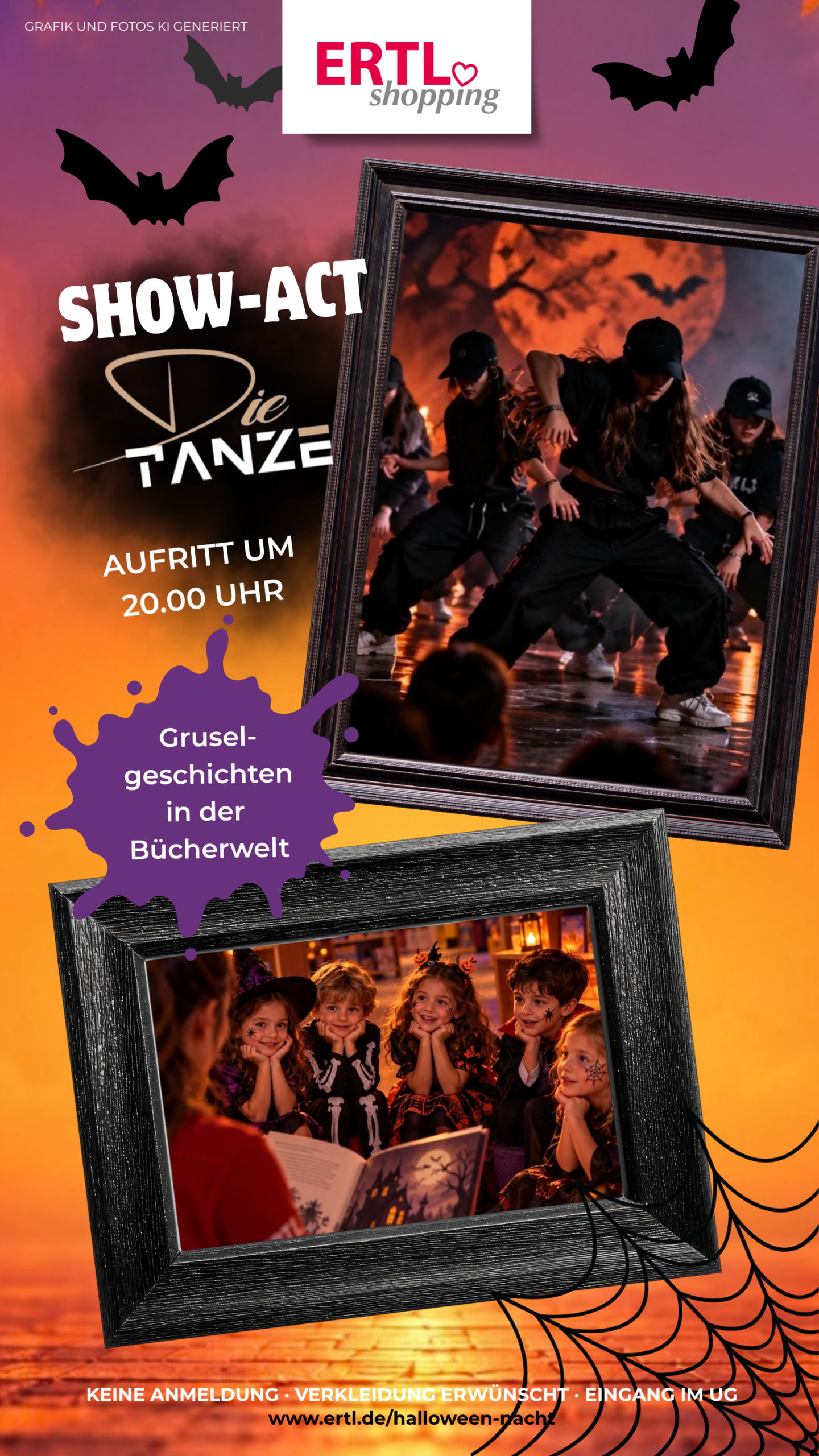 DIE TANZE Halloween Show-Act im ERTL-Zentrum